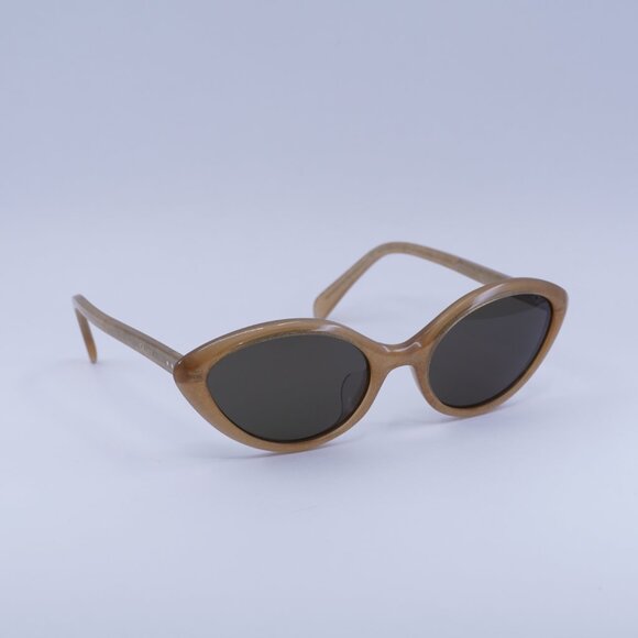 ?️ New Celine CL40264U 59E Sunglasses - Peach Glitter Frame, Brown Lenses main image 9